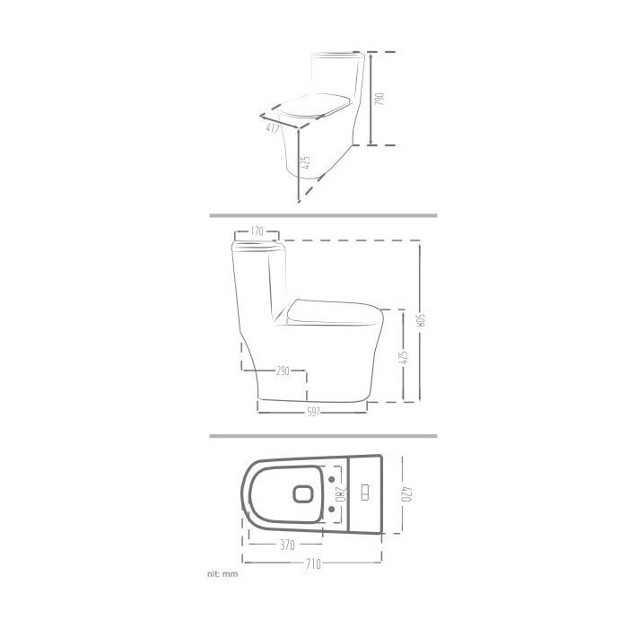  تصویر 3 توالت فرنگی مروارید مدل دسپینا 