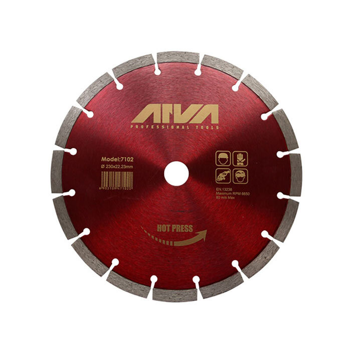 تصویر دیسک گرانیت بر 230 میلیمتری آروا مدل 7102