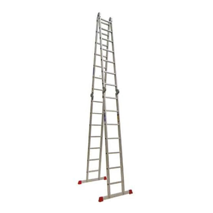 تصویر نردبان 28 پله 4 تکه آلوم پارس پله مدل هارمونی