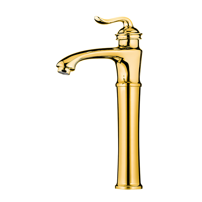  تصویر رنگ طلایی شیر روشویی پایه بلند کاویان مدل دیبا 