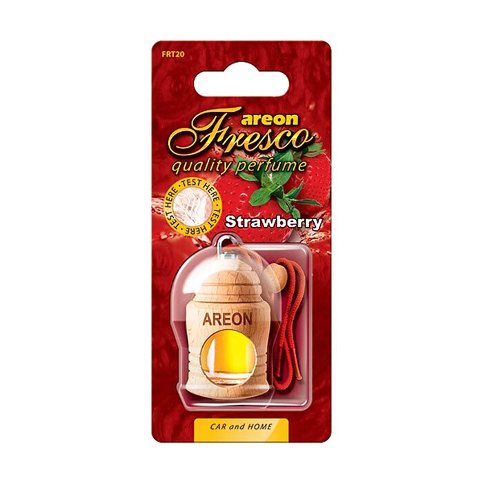  تصویر خوشبو کننده خودرو اورجینال آرئون مدل Fresco با رایحه Strawberry 