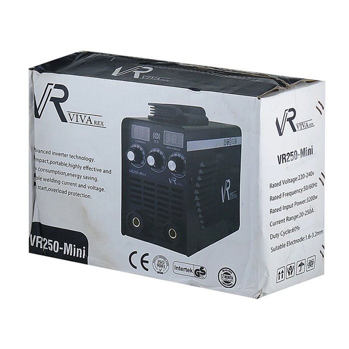  تصویر جعبه اینورتر جوشکاری 250 آمپر ویوارکس مدل VR250-mini 