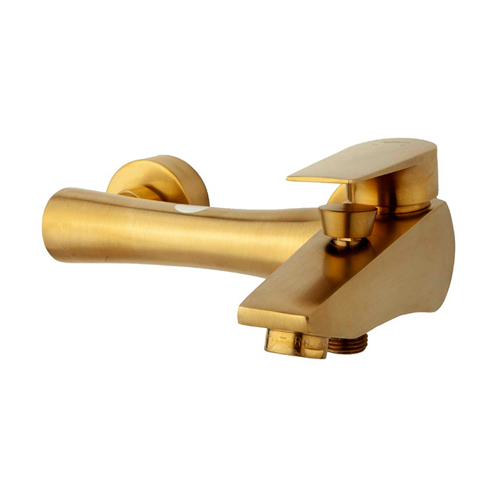  تصویر از روبرو شیر حمام راسان مدل آتیس طلایی 