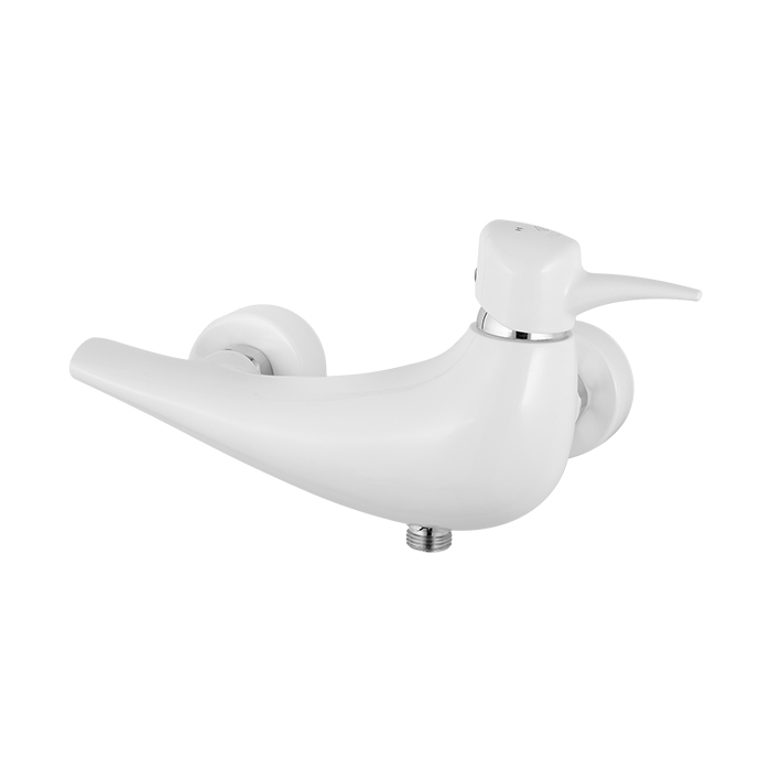 تصویر رنگ سفید شیر توالت اهرمی کاویان مدل توکا