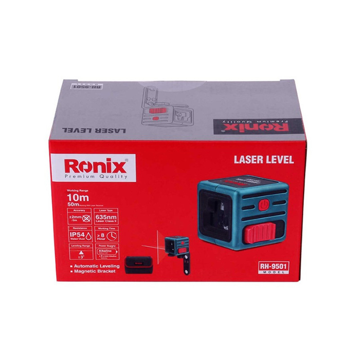  تصویر جعبه تراز لیزری دوخط رونیکس مدل RH-9501 (قرمز) 