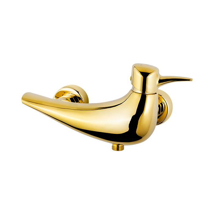  تصویر رنگ طلایی شیر توالت اهرمی کاویان مدل توکا 