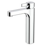 شیر روشویی پایه بلند کاویان مدل ساتین کروم