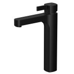 شیر روشویی پایه بلند کاویان مدل ساتین مشکی