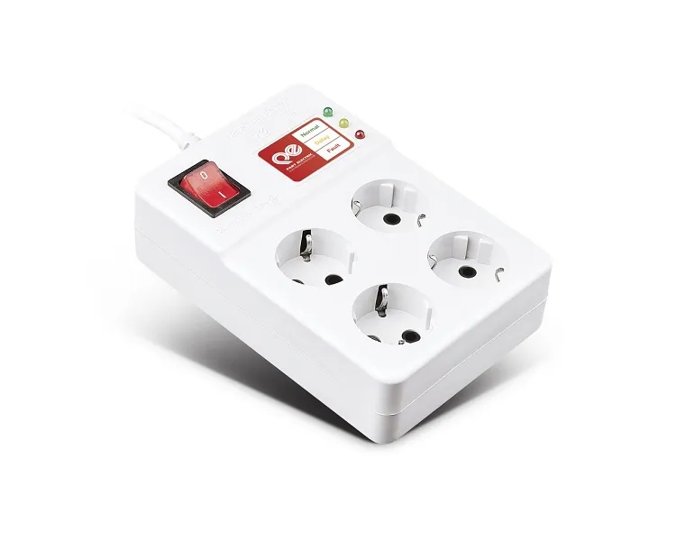 9820e5 محافظ برق چهار خانه پارت الکتریک با کابل 1.8 متری مدل PE2204