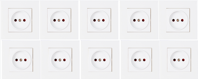 P11161-C0_I1 پریز برق ساده خیام الکتریک مدل آرام(5 و 10 عددی) - تصویر 1