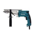 دریل 2 دور گیربکسی چکشی سه نظام آچارخور ماکیتا مدل HP2050