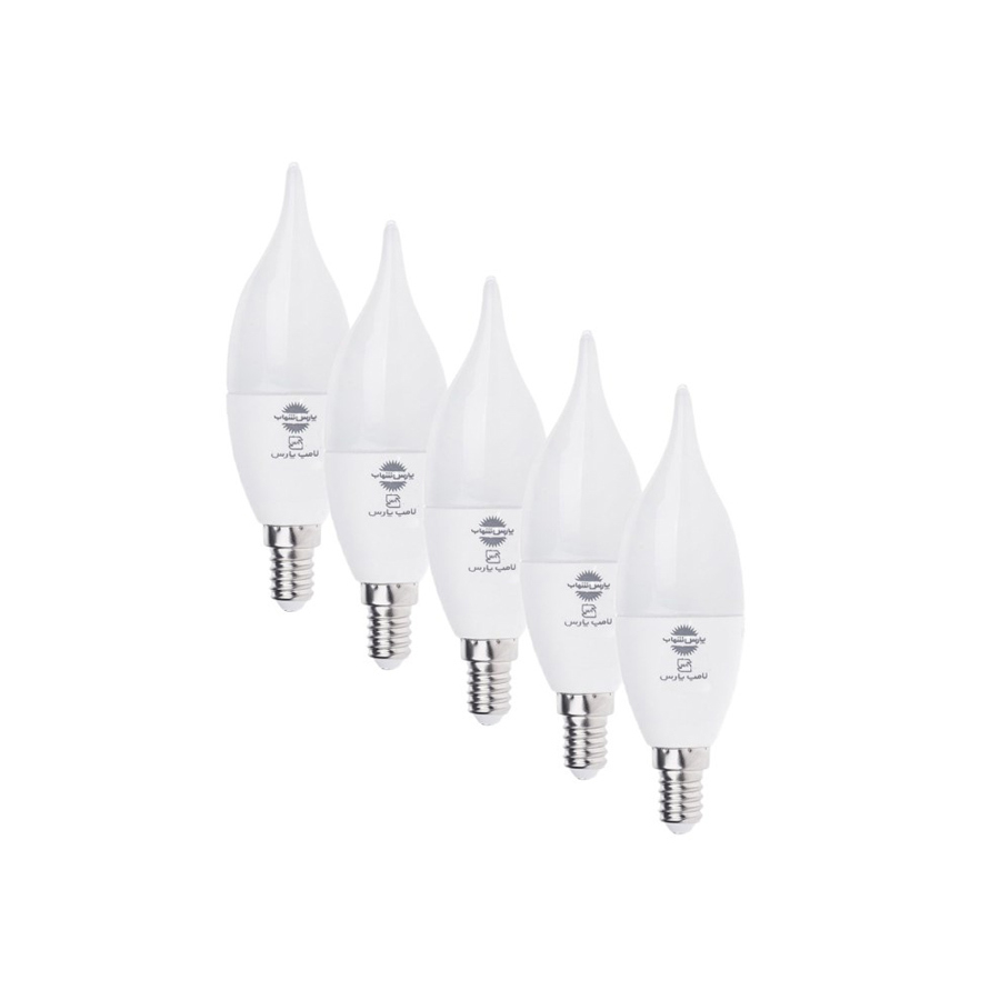 P11634-C0_I1 مجموعه 5 عددی لامپ ال ای دی 6 وات پارس شهاب - تصویر 1