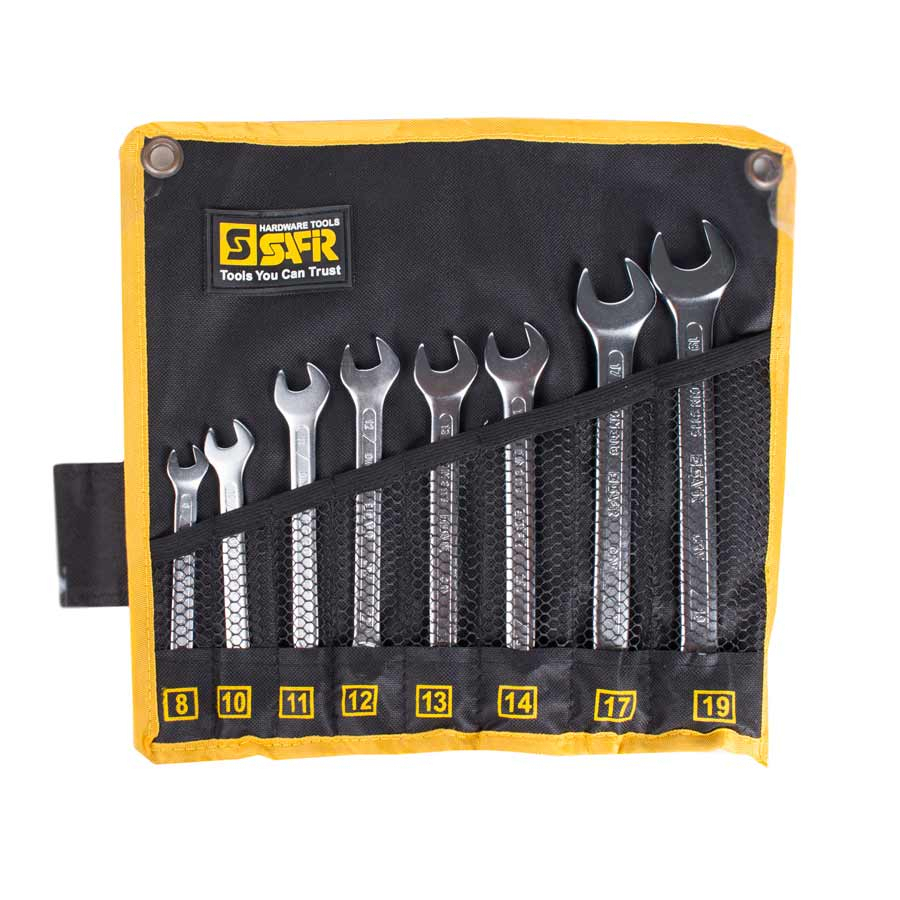 P1173-C0_I1 ست 8 عددی آچار یک سرتخت - یک سررینگ سفیر - تصویر 1