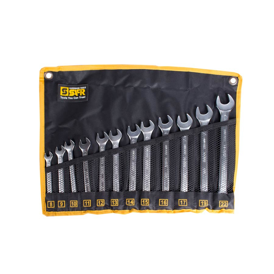 P1174-C0_I1 ست 12 عددی آچار یک سرتخت - یک سررینگ سفیر - تصویر 1