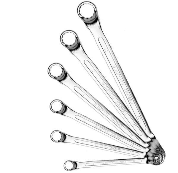 P1180-C0_I1 ست 12 عددی آچار دو سر رینگ سفیر - تصویر 1