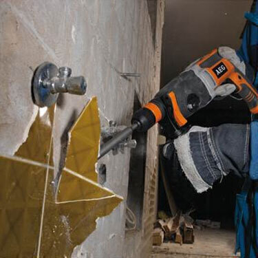 P1365-C0_I1 دریل بتن کن 4 شیار 3 کیلویی آاگ مدل KH28 SUPER XE - تصویر 1