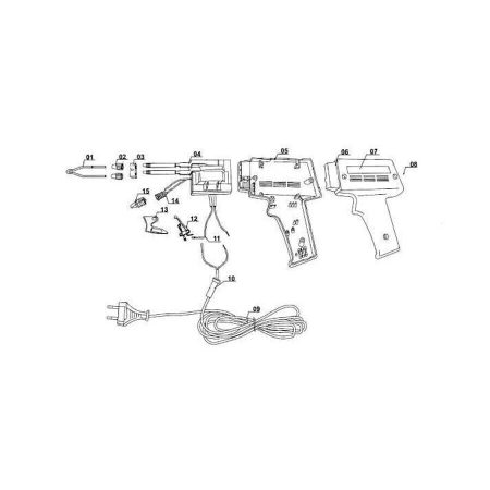 هویه برقی تفنگی آینهل مدل BT-SG-100