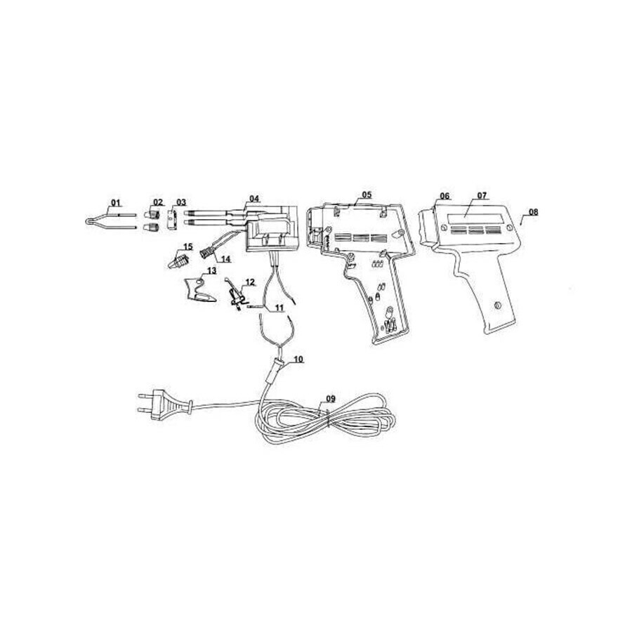 P14260-C0_I1 هویه برقی تفنگی آینهل مدل BT-SG-100 - تصویر 1