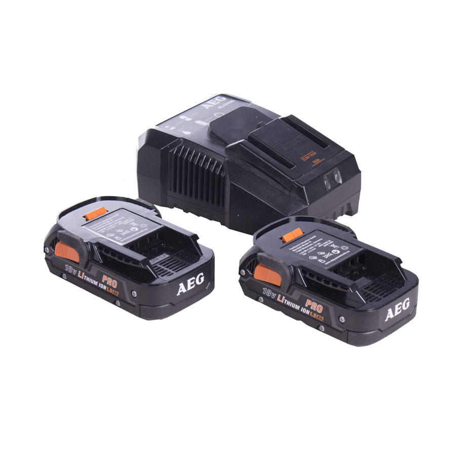 P14629-C0_I1 شارژر و دو عدد باتری 18 ولت آاگ - تصویر 1