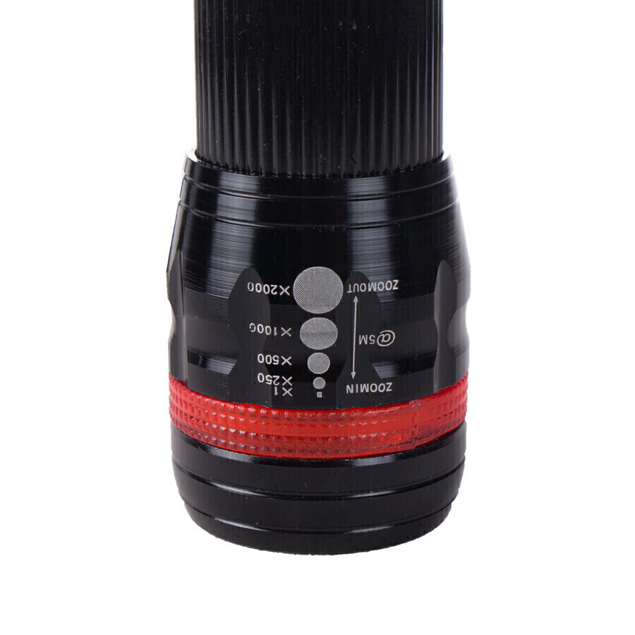 P15659-C0_I1 چراغ قوه پلیسی زومدار با حلقه نور رنگی - تصویر 1