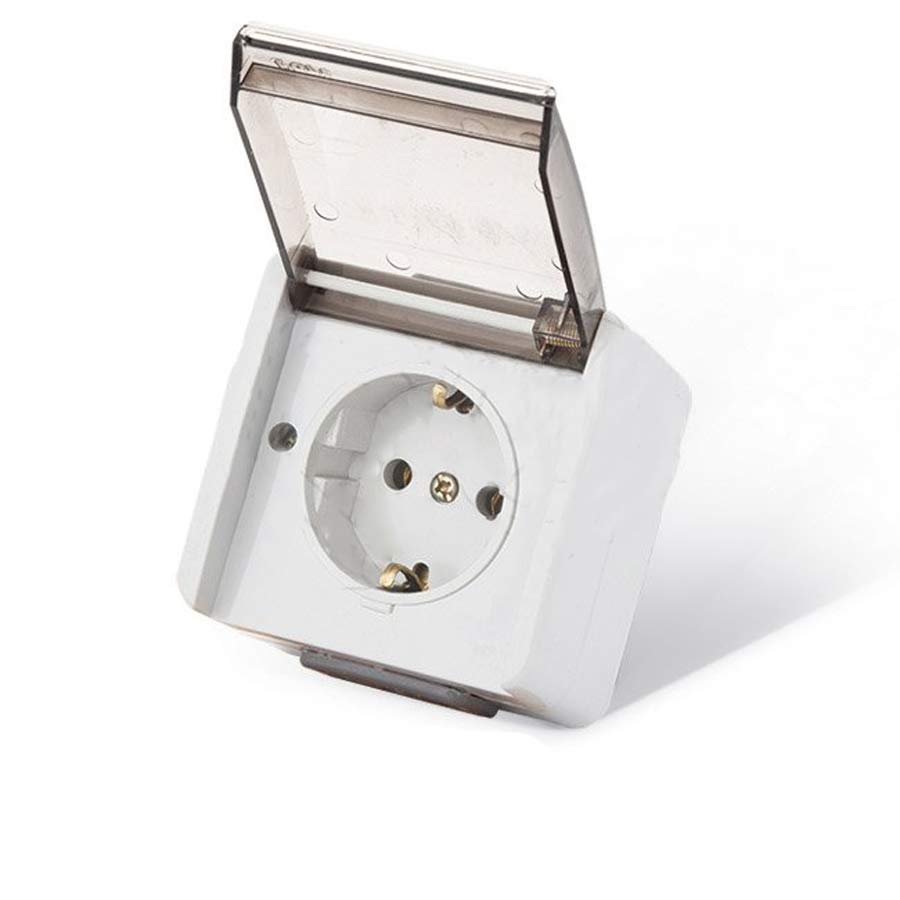 P16561-C0_I1 پریز بارانی ارت دار IP44 مدل آذین پارت الکتریک - تصویر 1