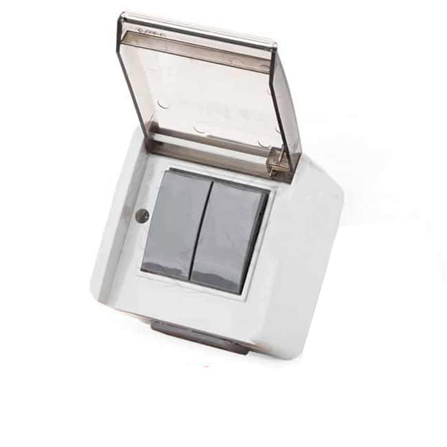 P16563-C0_I1 کلید دو پل IP44 مدل آذین پارت الکتریک - تصویر 1