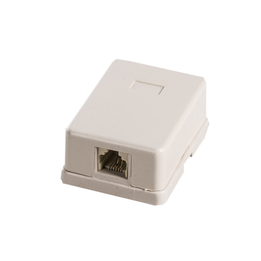 P16614-C0_I1 سوکت یک عددی تلفن چسبی روکار درجه یک - تصویر 1