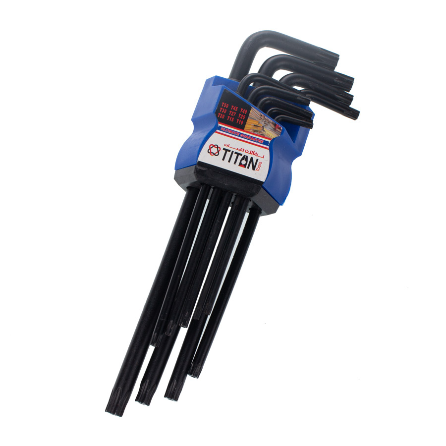 P20228-C0_I1 ست آچار آلن 9 عددی ستاره ای بلند درجه یک - تصویر 1