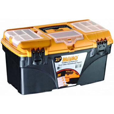 P2062-C0_I1 جعبه ابزار 21اینچ قفل پلاستیکی مانو به همراه ارگانایزر CLO21 مانو - تصویر 1