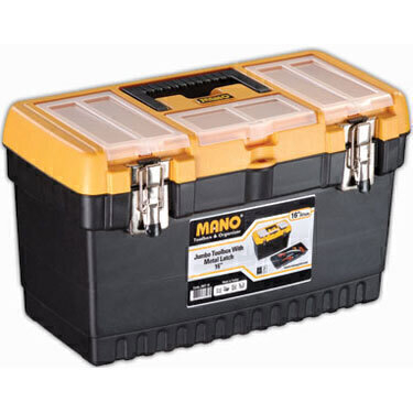 P2065-C0_I1 جعبه ابزار 16اینچ قفل فلزی به همراه اورگانایزر کد JMT16 مانو - تصویر 1