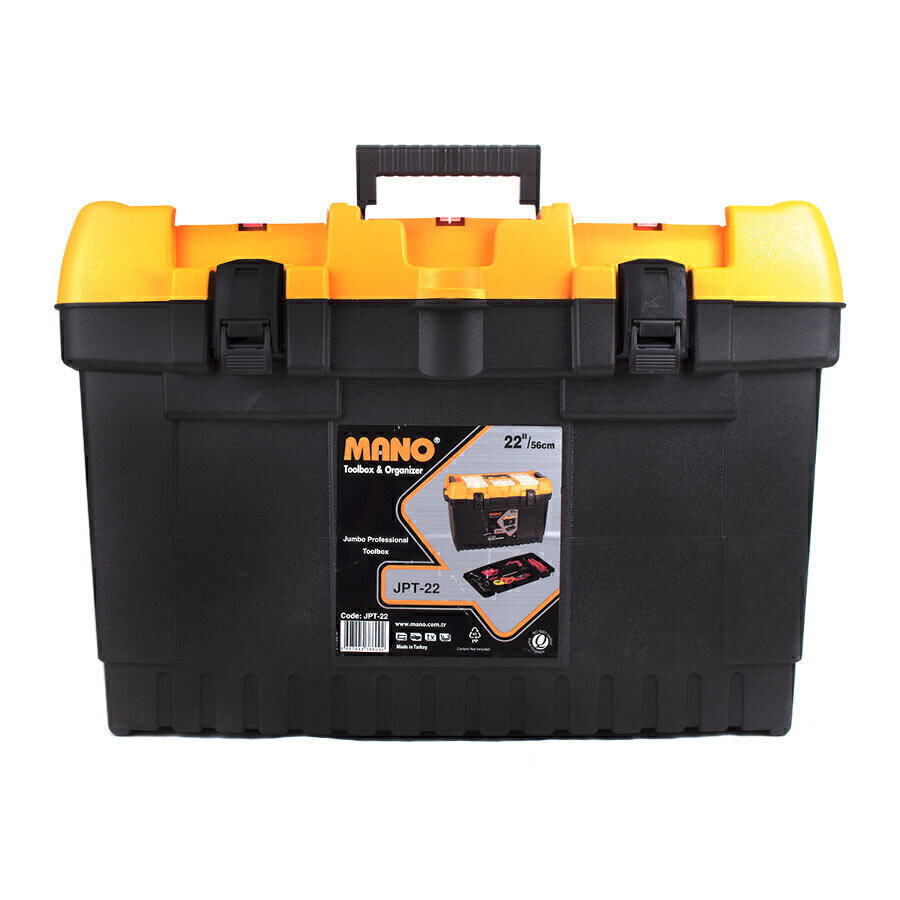 P2071-C0_I1 جعبه ابزار 22 اینچ قفل پلاستیکی به همراه ارگانایزر کد JPT22 مانو - تصویر 1