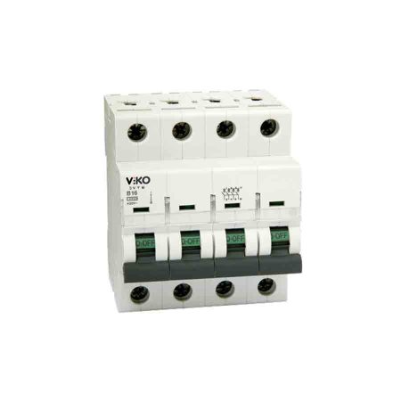 کلید مینیاتوری چهار پل 63 آمپر ویکو تیپ B (خانگی)