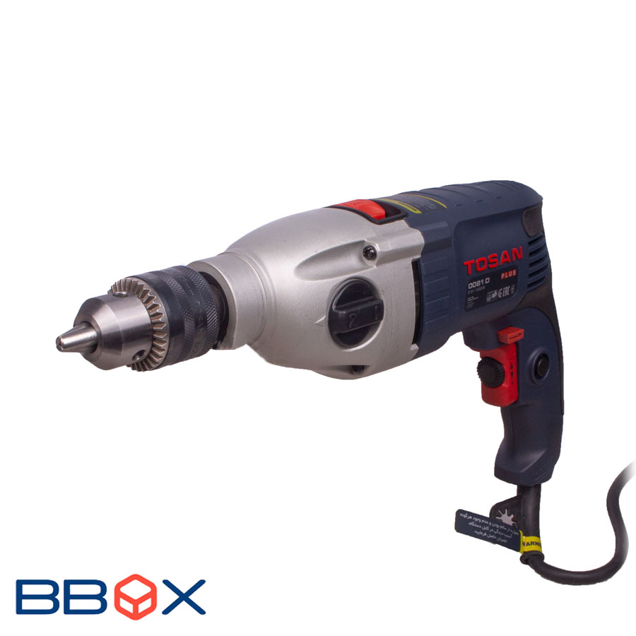 P21378-C0_I1 دریل گیربکسی چکشی توسن پلاس مدل 0081D - بی باکس - تصویر 1