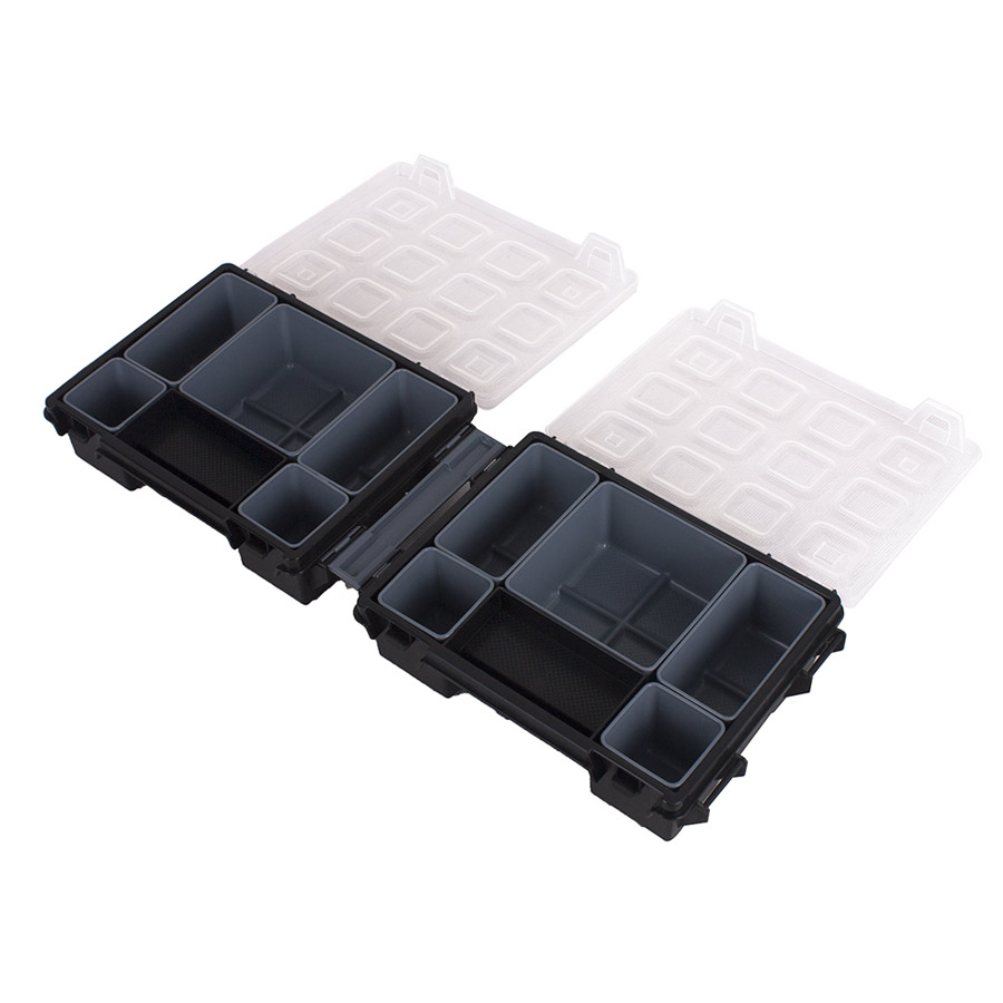 P21445-C0_I1 جعبه تقسیم دو قلوی 7 اینچ مانو-مشکی مدل TS-ORG-7 - بی باکس - تصویر 1