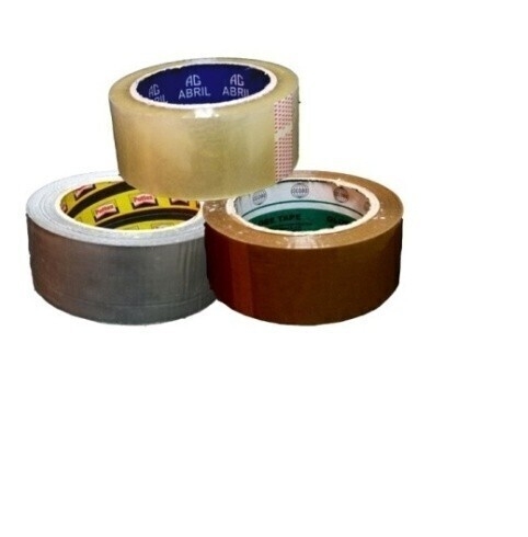 P2314-C0_I1 چسب پهن (5 سانتی) به طول 90 یارد قهوه ای آبریل - تصویر 1