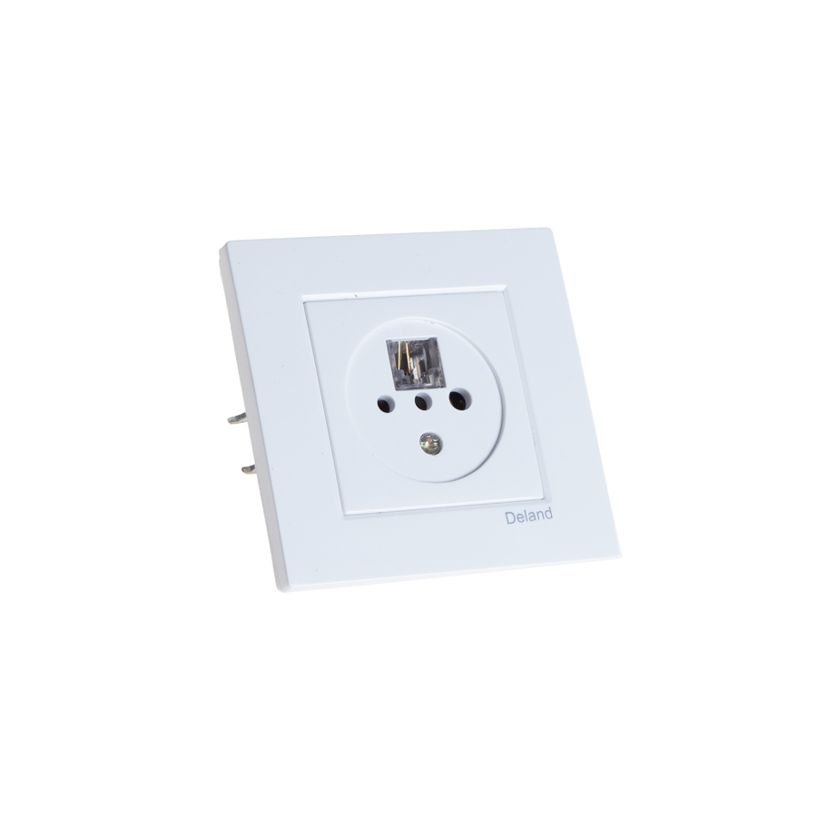 P23468-C0_I1 پریز سوکت دار تلفن دلند مدل آسا - تصویر 1