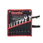 ست 8 عددی آچار دو سر تخت رونیکس مدل RH-2201