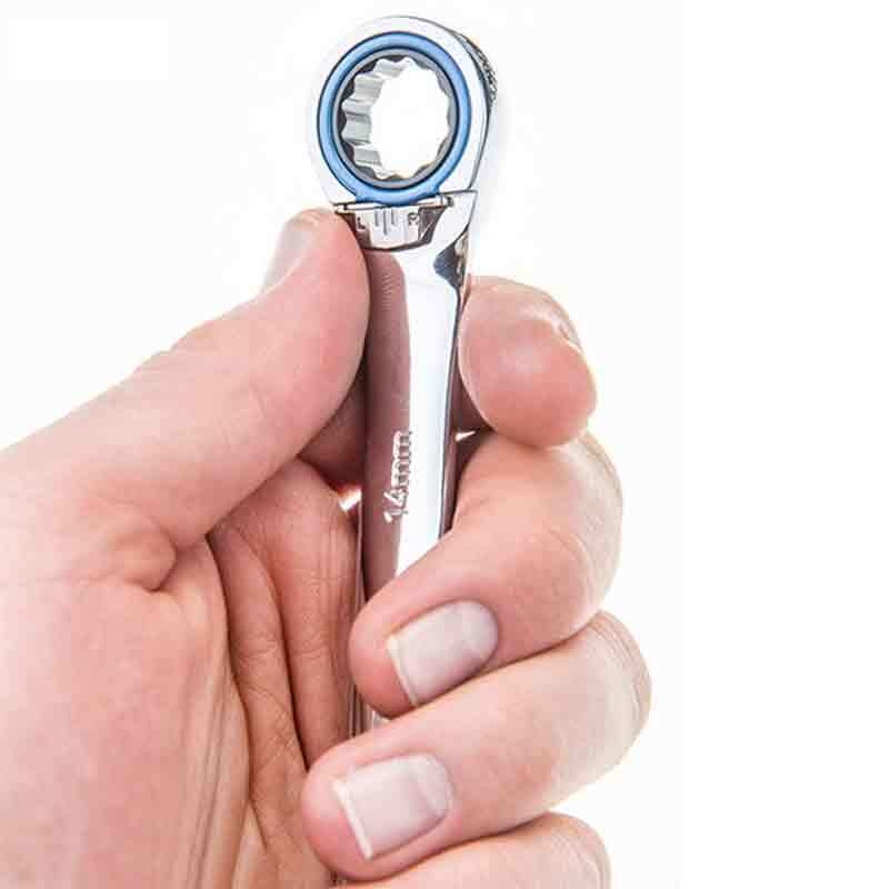 P2387-C0_I1 مجموعه 12 عددی آچار یکسرتخت-یکسررینگ جغجغهای مدل ARW-23MK03 لیکوتا - تصویر 1