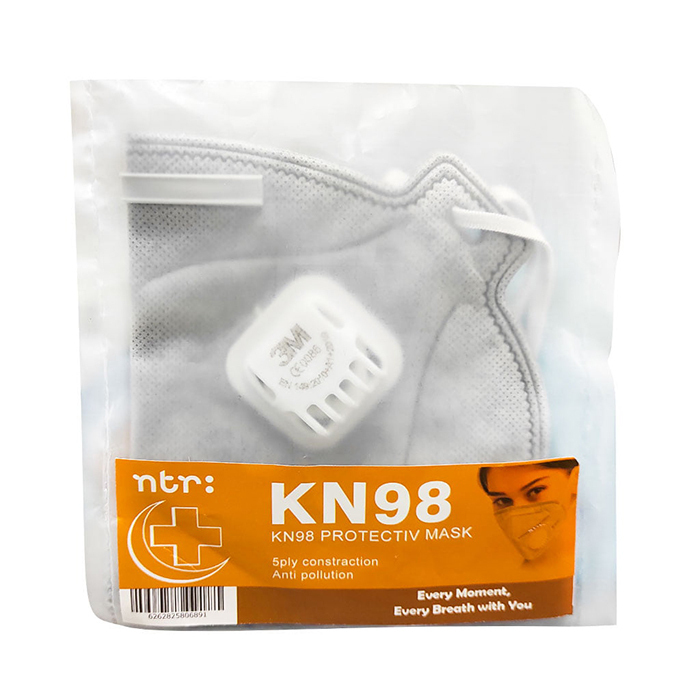 ماسک تنفسی فیلتردار ان تی آر مدل KN98 3M