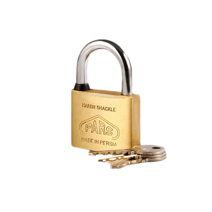 P24176-C0_I1 قفل آویز سایز 70 پارس قفل مدل گرده ماهی دو زبانه - تصویر 1