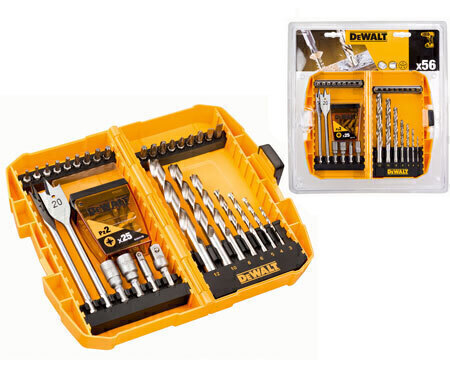 P2431-C0_I1 مجموعه 56 عددی مته وسری پیچ گوشتی مدل DT71501 دیوالت - تصویر 1