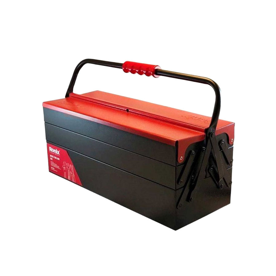 P24861-C0_I1 جعبه ابزار فلزی 30 سانتی 2 طبقه رونیکس مدل RH-9170 - تصویر 1