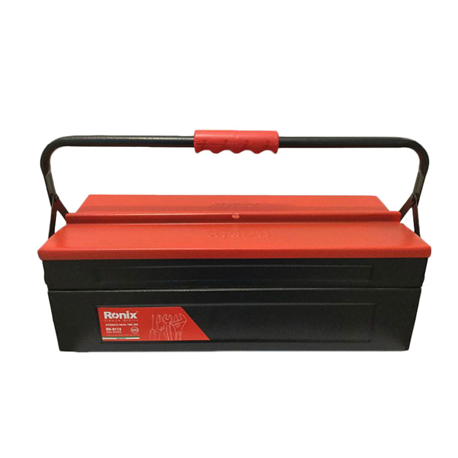 P24865-C0_I1 جعبه ابزار فلزی 50 سانتی 2 طبقه رونیکس مدل RH-9174 - تصویر 1