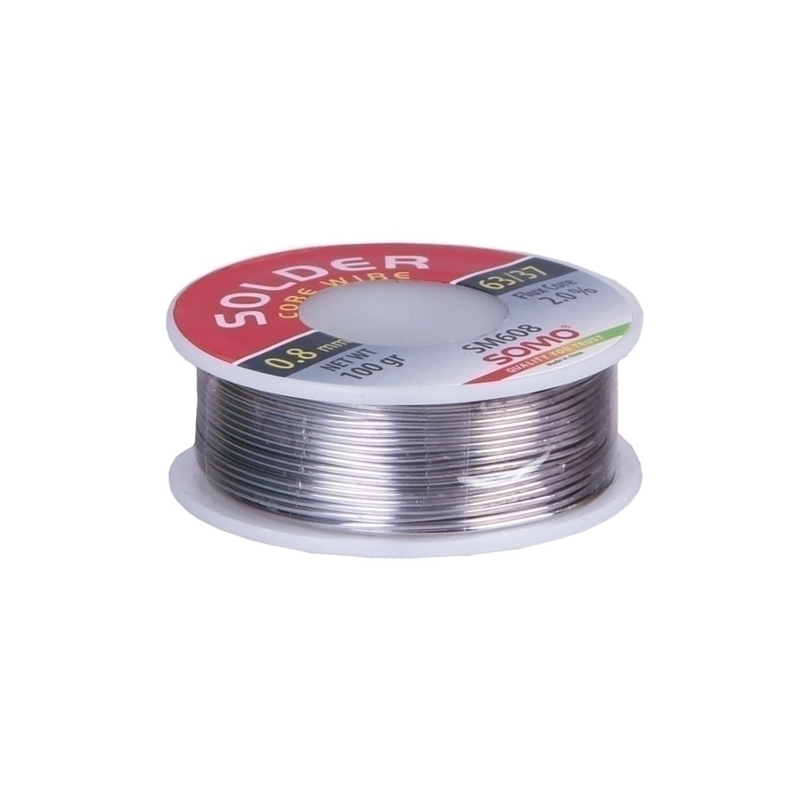 P27259-C0_I1 سیم لحیم (قلع) 100 گرمی سولدر مدل SM608 - تصویر 1