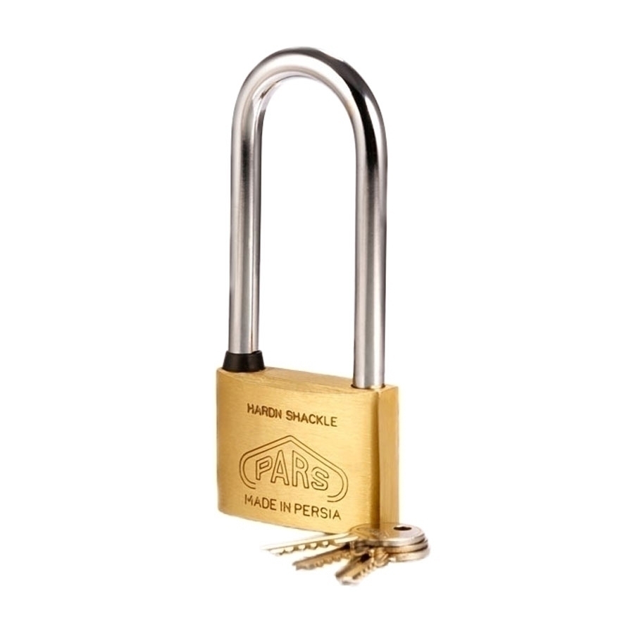 P27423-C0_I1 قفل آویز سایز 50 پارس قفل مدل گرده ماهی پایه بلند - تصویر 1
