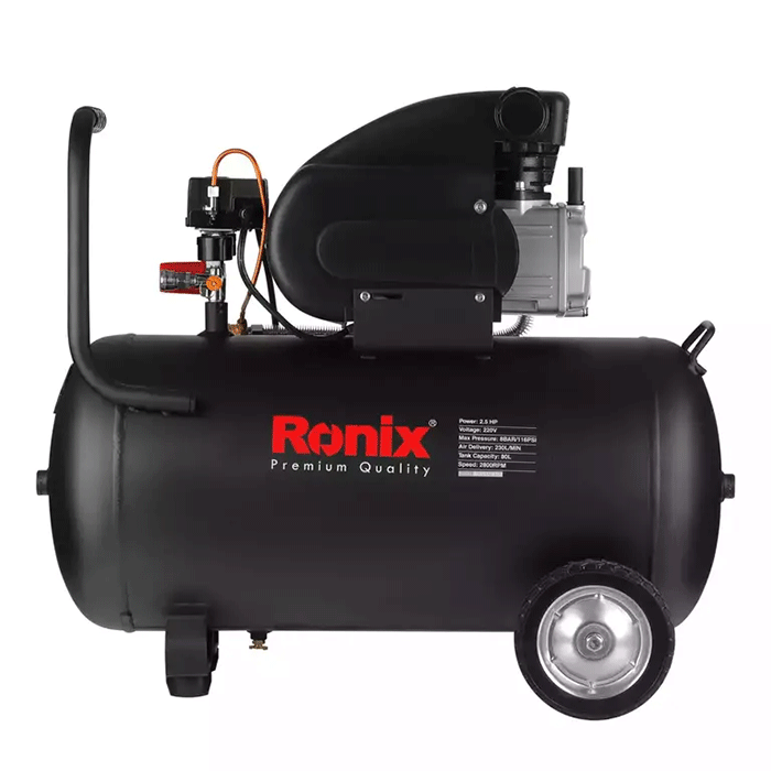 P2773-C0_I1 کمپرسور هوا 80 لیتری رونیکس مدلRC-8010 - تصویر 1