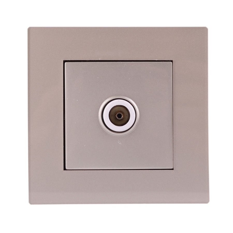 P27732-C0_I1 پریز آنتن جهان الکتریک مدل کریستال - بژ - تصویر 1