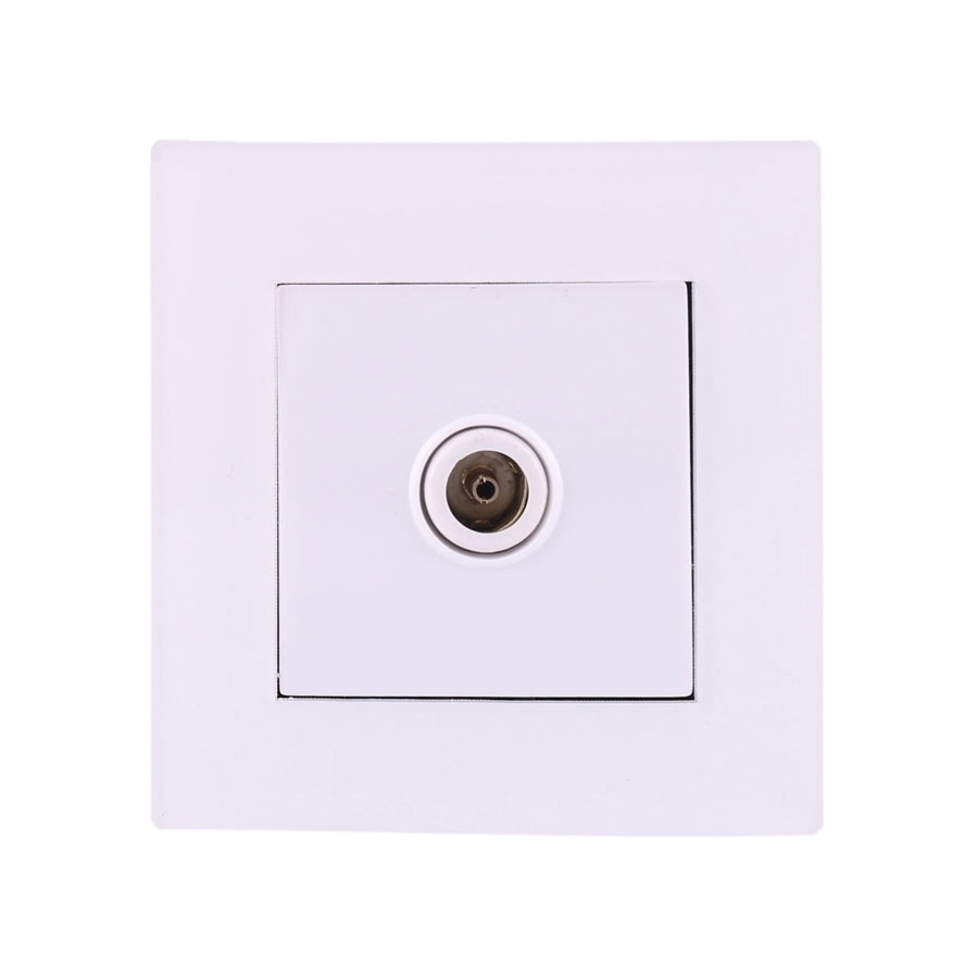 P27733-C0_I1 پریز آنتن جهان الکتریک مدل کریستال - سفید - تصویر 1