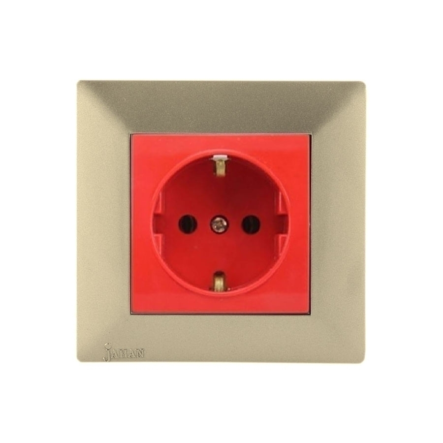 P27785-C0_I1 پریز ups جهان الکتریک مدل کریستال - بژ - تصویر 1