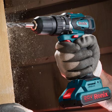 دریل شارژی رونیکس چکشی مدل 8900 سری براشلس